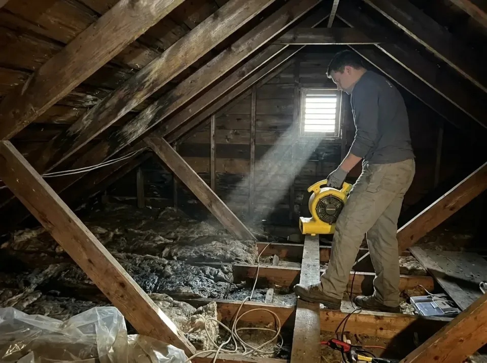 attic-water-damage-drying-proc-007 — frequently asked questions, Emergency Water Extraction & 24/7 Flood Response in Gateway…